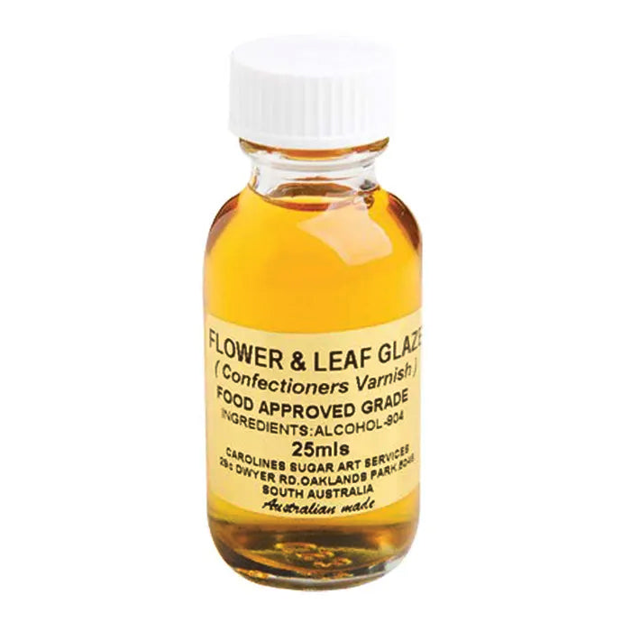 Flower and Leaf Glaze Confectioners Varnish 25ml