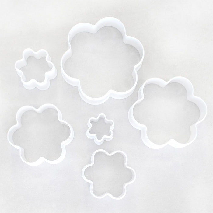 Flower Petal Double Sided Cookie Cutter Set 5pcs
