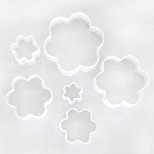 Flower Petal Double Sided Cookie Cutter Set 5pcs