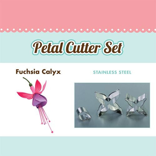 Fuchsia Calyx Flower Cutters 3pcs
