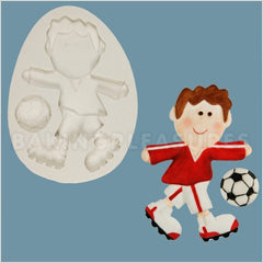 FPC Sugarcraft Funky Footballer Silicone Mould