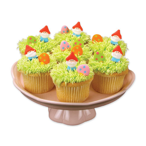 Garden Gnome Cupcake Toppers 8pcs