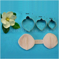 Gardenia (Christmas Rose) Cutter & Veiner Set