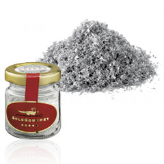 Genuine Edible Silver Leaf Flakes 1g