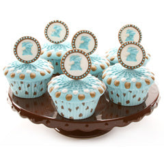 Geometric Cupcake & Cookie Texture Tops 3pcs