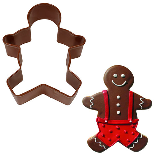 Christmas Gingerbread Boy Brown Cookie Cutter