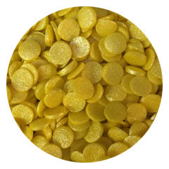 Glimmer Confetti 4mm Yellow 100g