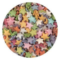 Glimmer Multi Coloured Stars Edible Sprinkles 100g