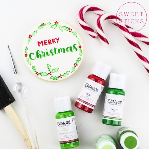 Sweet Sticks Edible Art Paint GREEN 15ml