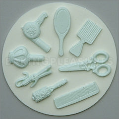 Alphabet Moulds Hairdressing Silicone Mould