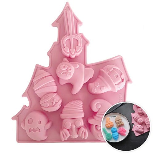 Halloween Haunted House Silicone Mould
