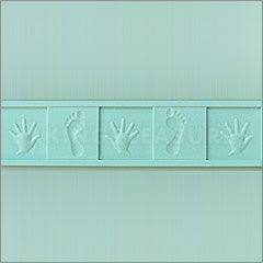 Alphabet Moulds Hands & Feet Border Silicone Mould