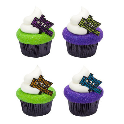 Happy Halloween Cupcake Picks 12pcs