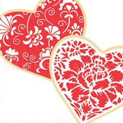 Hearts Cookie Cutter & Stencil Set