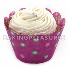 Heather Cupcake Wrapper 12pcs (Reversible)