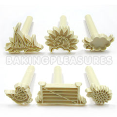 Holly Embossing Sticks Summer Countryside 6pcs