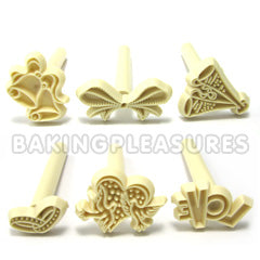 Holly Embossing Sticks Wedding 6pcs