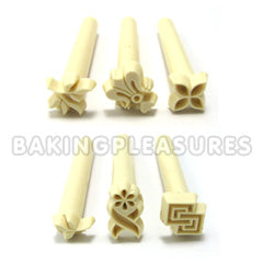 Holly Mini Embossing Sticks Side Designs 6pcs