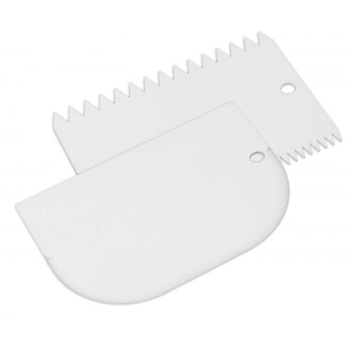 Icing Comb & Bowl Scraper Set