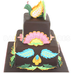 JEM Floral Applique Jacobean Style