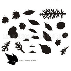 JEM Cutters Leaves Cutters Set 3 - 40pcs