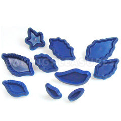 JEM Cutters Mixed Leaves Cutters 10pcs