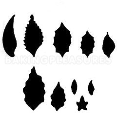 JEM Cutters Mixed Leaves Cutters 10pcs