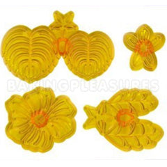 JEM Cutters Pansy and Violet Cutters 4pcs