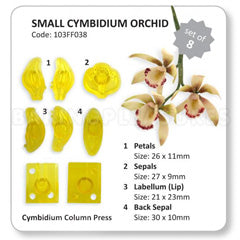 JEM Small Cymbidium Orchid Cutters 8pcs