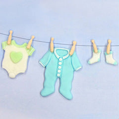 Katy Sue Baby Clothes Washing Line Silicone Mould