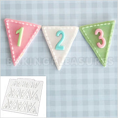Katy Sue Bunting Numbers Design Mat