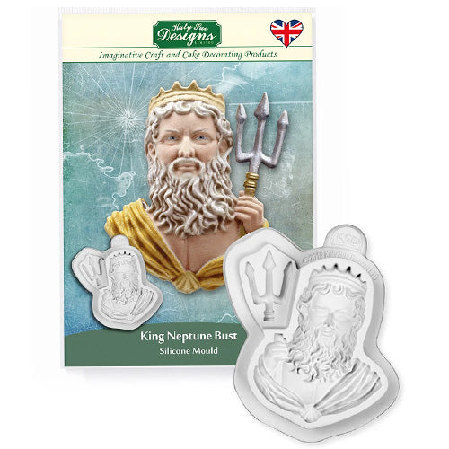 Katy Sue Neptune Bust  Silicone Mould QFS