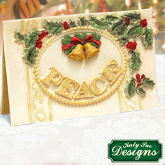 Katy Sue Oval Vintage Christmas Plaque