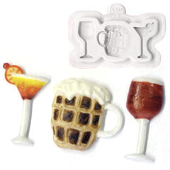 Katy Sue Party Drinks Silicone Mould