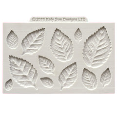Katy Sue Rose Leaves Silicone Mould