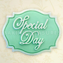 Katy Sue Special Day Mini Plaque Silicone Mould