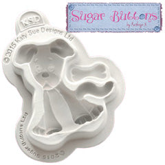 Katy Sue Sugar Buttons Dog Silicone Mould