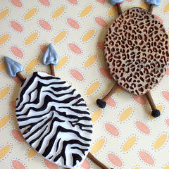 Katy Sue Zebra Print Design Mat