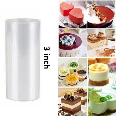 Klear Kake Band Clear Cake Collar Acetate Roll 3 inch (1m roll)