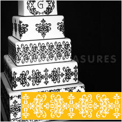 Lace Set Cake Stencil #4