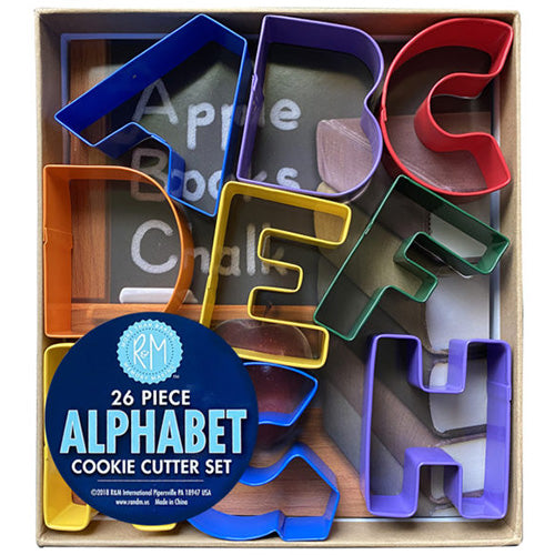 Large Alphabet Cookie Cutter Set 26pcs