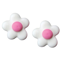 Large Daisy White Cupcake Toppers 6pcs