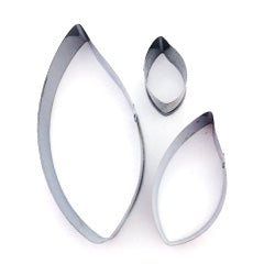 Leaf Stainless Steel Cutters 3pcs