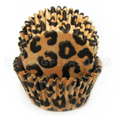 Leopard Mini Baking Cups 68pcs