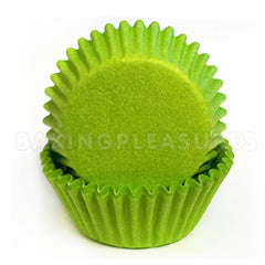 Lime Green Mini Baking Cups 65pcs