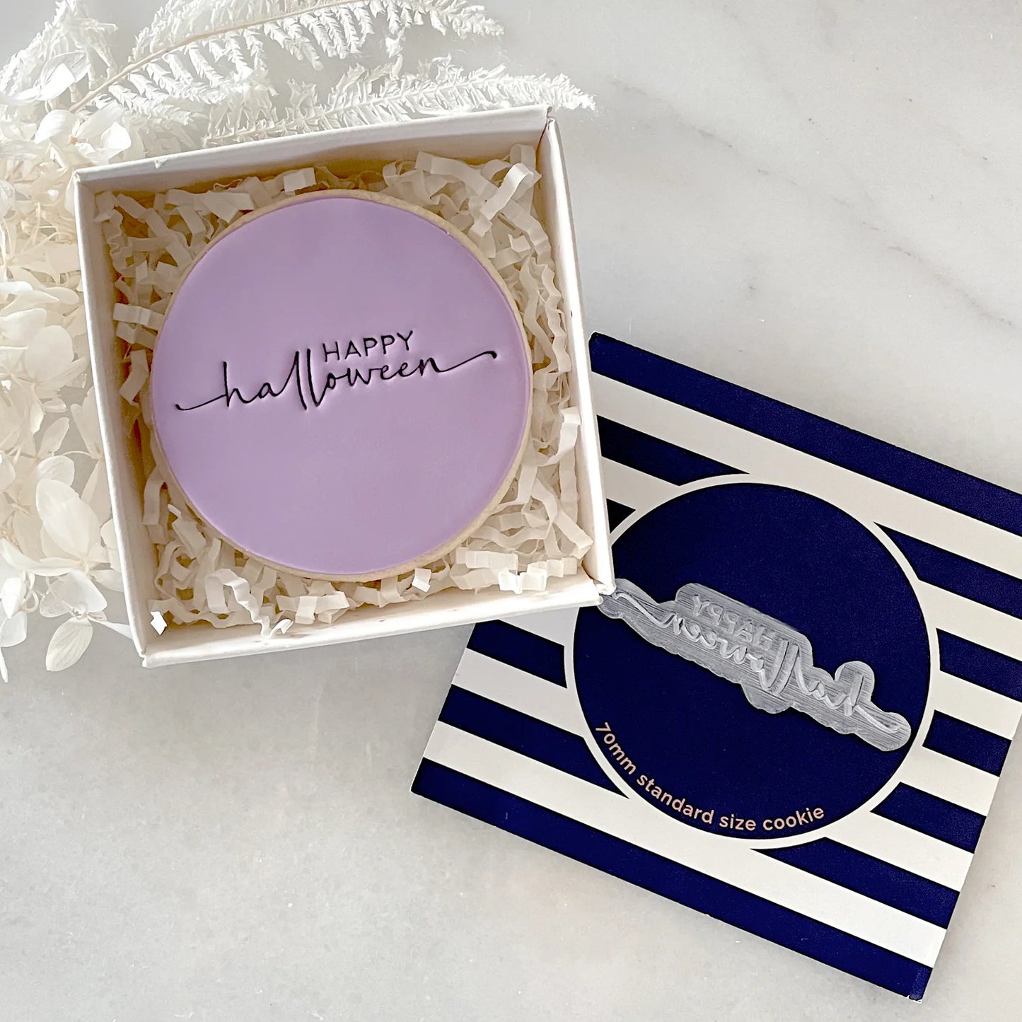 Happy Halloween Tiny Text Stamp (Little Biskut)