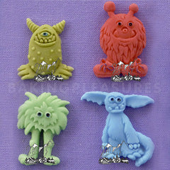 Alphabet Moulds Little Monsters Silicone Mould