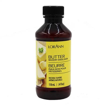 Lorann Baking Emulsion Butter Natural 4oz