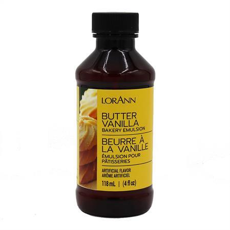 Lorann Baking Emulsion Butter Vanilla 4oz