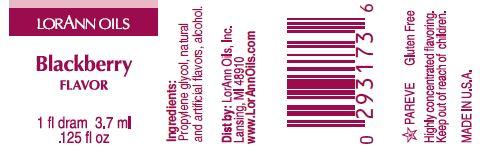 LorAnn Oils Blackberry Flavouring 1 Dram